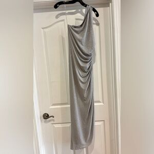 Women’s small gray formal dress, NWT - excellent condition